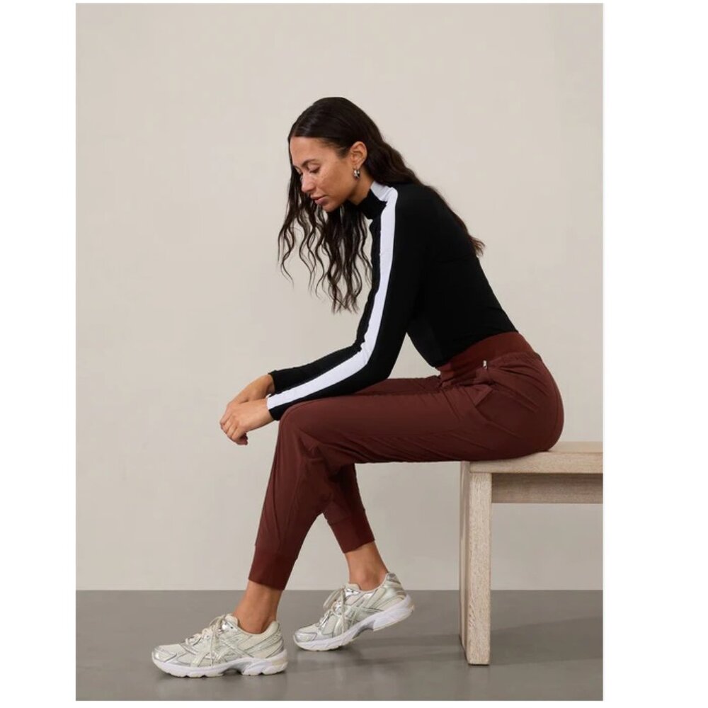 Athleta Attitude Mid Rise Jogger | Cherrywood | 10 Tall